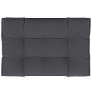 pallehynde 120x80x12 cm stof antracitgrå