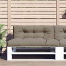 pallehynde 120x40x12 cm stof gråbrun