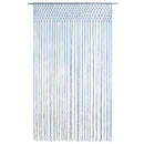 macramégardin 140x240 cm bomuld blå