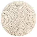 håndlavet macramépuf 45x30 cm bomuld