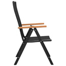 havestole 4 stk. polyrattan sort
