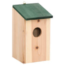 fuglehuse 10 stk. 12x12x22 cm massivt fyrretræ