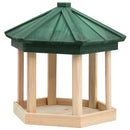 fuglefoderhus 33x30 cm ottekantet massivt fyrretræ