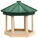 fuglefoderhus 33x30 cm ottekantet massivt fyrretræ