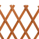 espalier til haven 120x60 cm massivt fyrretræ orange