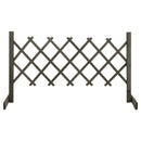 espalier til haven 120x60 cm massivt fyrretræ grå