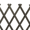 espalier til haven 120x60 cm massivt fyrretræ grå