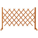 espalier til haven 120x90 cm massivt fyrretræ orange