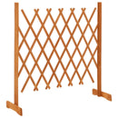espalier til haven 120x90 cm massivt fyrretræ orange