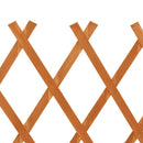 espalier til haven 120x90 cm massivt fyrretræ orange