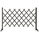 espalier til haven 120x90 cm massivt fyrretræ grå