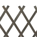 espalier til haven 120x90 cm massivt fyrretræ grå