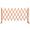 espalier til haven 150x80 cm massivt fyrretræ orange