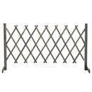 espalier til haven 150x80 cm massivt fyrretræ grå