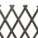 espalier til haven 150x80 cm massivt fyrretræ grå