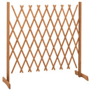 espalier til haven 180x100 cm massivt fyrretræ orange