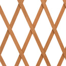 espalier til haven 180x100 cm massivt fyrretræ orange