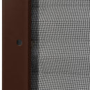plisseret insektnet til vinduer aluminium 60x80 cm brun