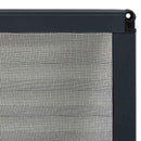 plisseret insektnet til vinduer 120x120 cm aluminium antracit