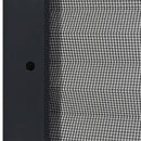 plisseret insektnet til vinduer 120x120 cm aluminium antracit