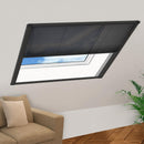 plisseret insektnet til vinduer 120x120 cm aluminium antracit