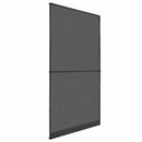 Svingbart insektnet Anthracit og sort 120 x 240 cm