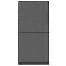 Svingbart insektnet Anthracit og sort 120 x 240 cm