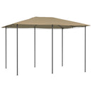 havepavillon 3x4x2,6 160 g/m² gråbrun