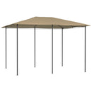 havepavillon 3x4x2,6 160 g/m² gråbrun