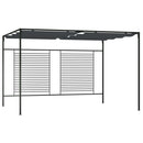 havepavillon med udtrækkeligt tag 4x3x2,3 m 180 g/m² antracit