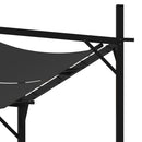 havepavillon med udtrækkeligt tag 600x300x233 cm antracitgrå