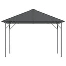 pavillon med tag 3x3 m antracitgrå