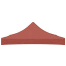 tag til festtelt 3x3 m 270 g/m² terrakotta
