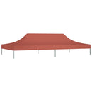 tag til festtelt 6x3 m 270 g/m² terrakotta