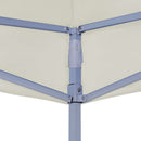 tag til festtelt 2x2 m 270 g/m² cremefarvet