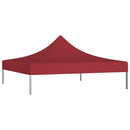 tag til festtelt 2x2 m 270 g/m² bordeauxfarvet