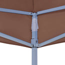 tag til festtelt 2x2 m 270 g/m² brun