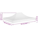 tag til festtelt 4,5x3 m 270 g/m² hvid