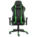 drejelig gamingstol PVC grøn