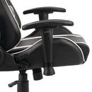 drejelig gamingstol PVC hvid