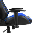drejelig gamingstol PVC blå