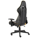 drejelig gamingstol PVC guldfarvet