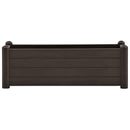 højbed 100x43x35 cm PP mokkafarvet