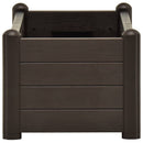 højbed 100x43x35 cm PP mokkafarvet
