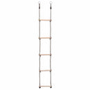 stige med 5 trin 210 cm massivt fyrretræ