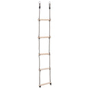 stige med 5 trin 210 cm massivt fyrretræ
