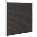 hegnspanel 180x186 cm WPC sort