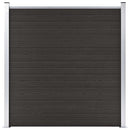 hegnspanel 180x186 cm WPC sort