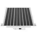 hegnspanel 180x186 cm WPC sort