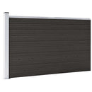 hegnspanel 175x105 cm WPC sort